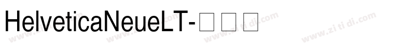 HelveticaNeueLT字体转换