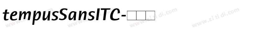 tempusSansITC字体转换