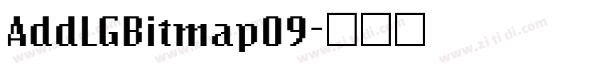 AddLGBitmap09字体转换