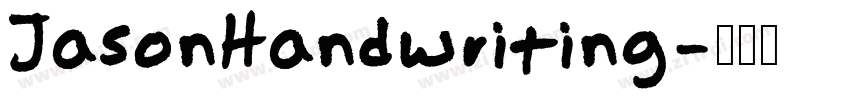 JasonHandwriting字体转换