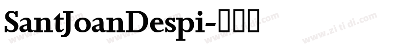 SantJoanDespi字体转换