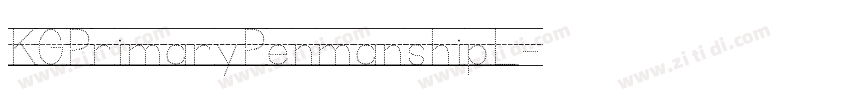 KGPrimaryPenmanshipL字体转换