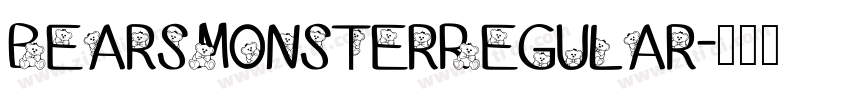 BearsMonsterRegular字体转换