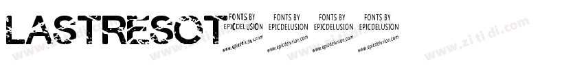 lastResot字体转换