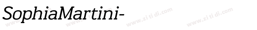 SophiaMartini字体转换