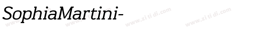 SophiaMartini字体转换