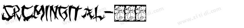 SrcMingItal字体转换