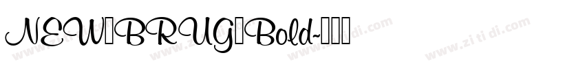 NEW_BRUG_Bold字体转换