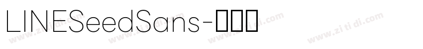LINESeedSans字体转换