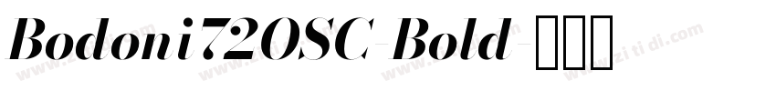 Bodoni72OSC-Bold字体转换