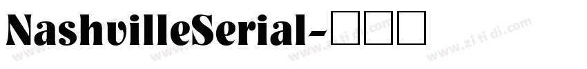 NashvilleSerial字体转换