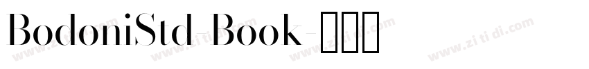 BodoniStd-Book字体转换