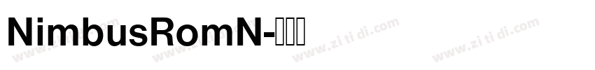 NimbusRomN字体转换