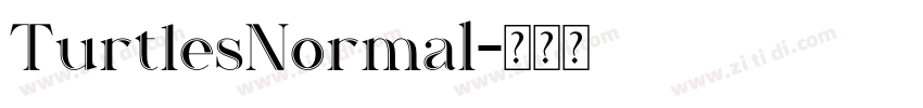 Turt1esNormal字体转换