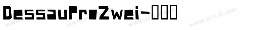 DessauProZwei字体转换