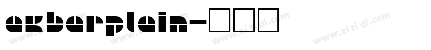 AkbarPlain字体转换