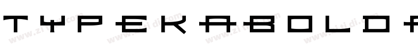 TypekaBoldA字体转换