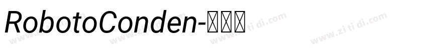 RobotoConden字体转换