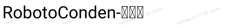 RobotoConden字体转换