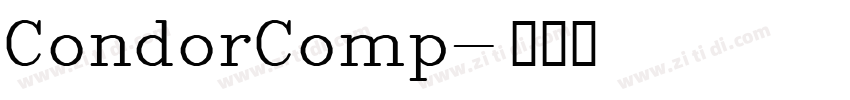 CondorComp字体转换