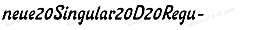 neue20Singular20D20Regu字体转换