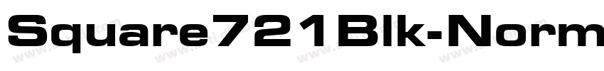 Square721Blk-Normal字体转换