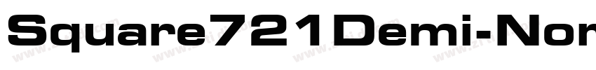 Square721Demi-Normal字体转换