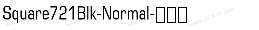 Square721Blk-Normal字体转换