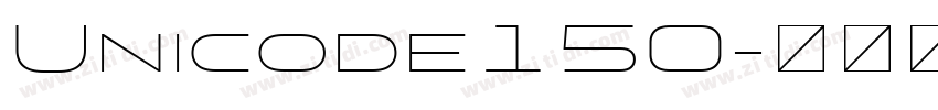 Unicode150字体转换