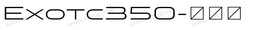 Exotc350字体转换