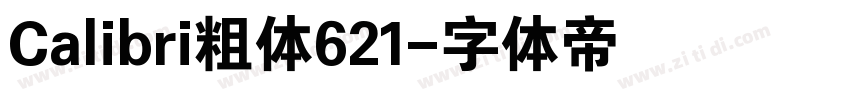 Calibri粗体621字体转换