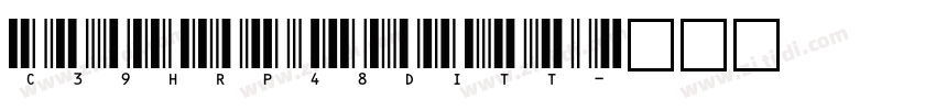 C39HrP48DITt字体转换