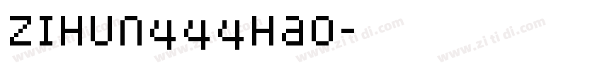 zihun444hao字体转换