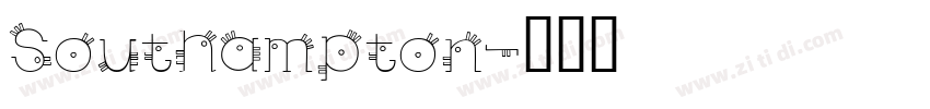 Southampton字体转换