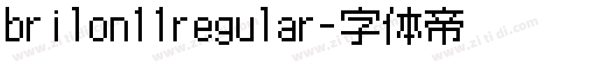 brilon11regular字体转换