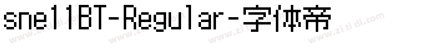 sne11BT-Regular字体转换