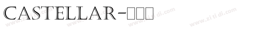 castellar字体转换