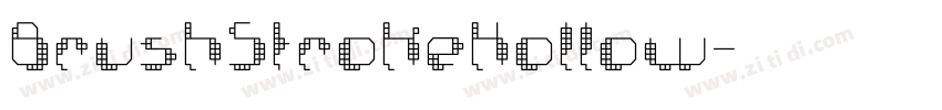 BrushStrokeHollow字体转换