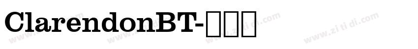 ClarendonBT字体转换