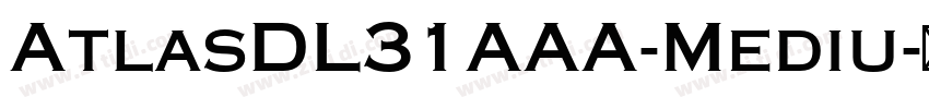 AtlasDL31AAA-Mediu字体转换