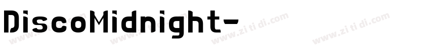 DiscoMidnight字体转换