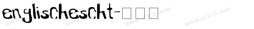 englischescht字体转换