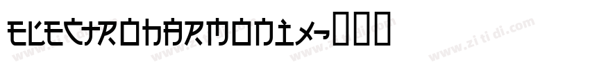 electroharmonix字体转换