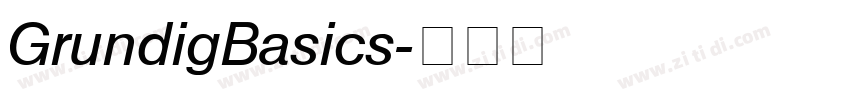 GrundigBasics字体转换