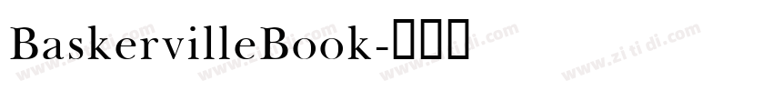 BaskervilleBook字体转换