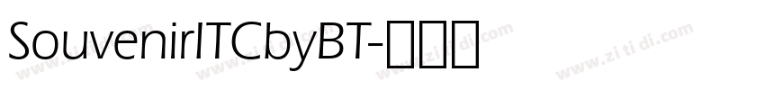 SouvenirITCbyBT字体转换