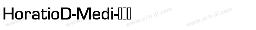 HoratioD-Medi字体转换