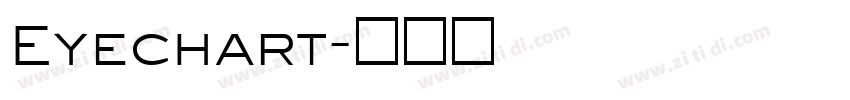 Eyechart字体转换