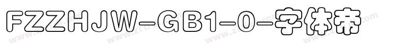 FZZHJW-GB1-0字体转换