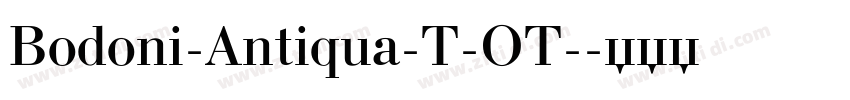 Bodoni-Antiqua-T-OT-字体转换